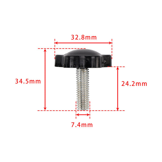 Kit di fissaggio antifurto con bulloni di montaggio per lucchetto per borsa laterale 4x per Touring 93-18