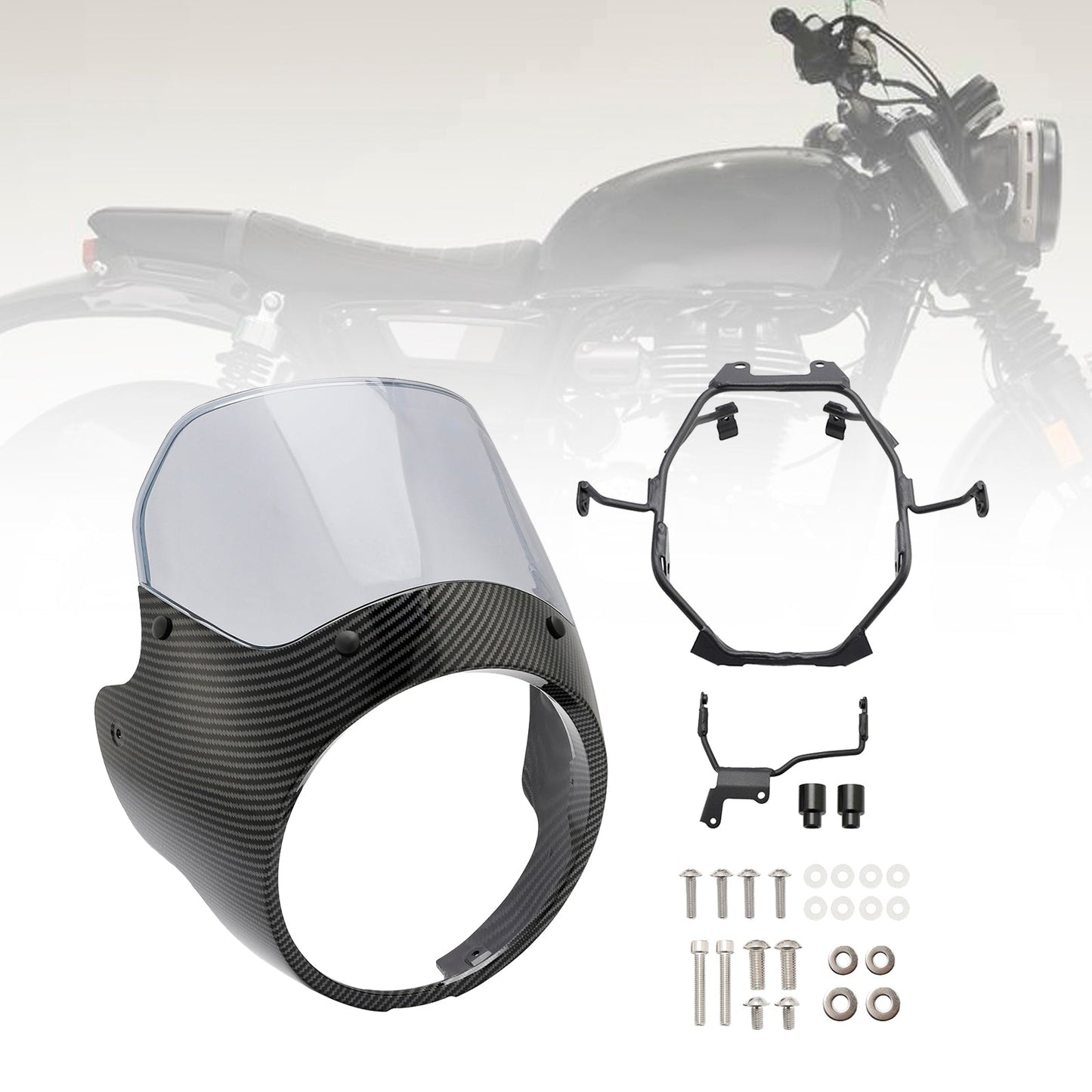 2023-2024 HONDA GB350 GB350S Parabrezza Parabrezza Copertura Carenatura Faro