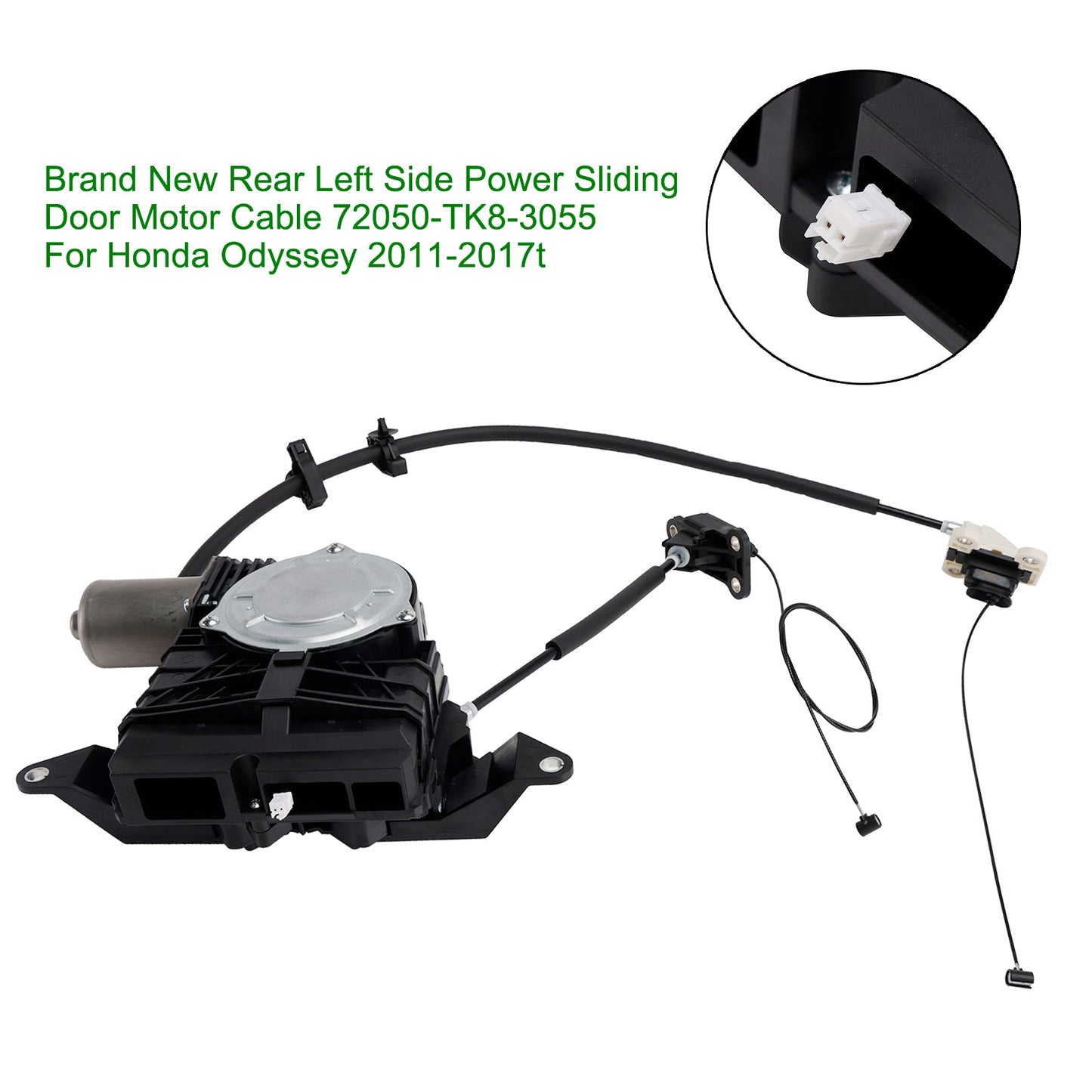 Cavo motore porta scorrevole elettrica lato posteriore sinistro Honda Odyssey 2011-2017 72050-TK8-3055