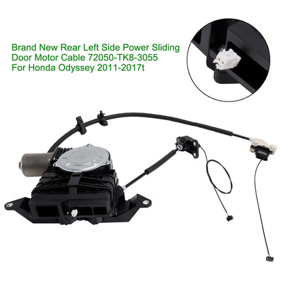 Cavo motore porta scorrevole elettrica lato posteriore sinistro Honda Odyssey 2011-2017 72050-TK8-3055