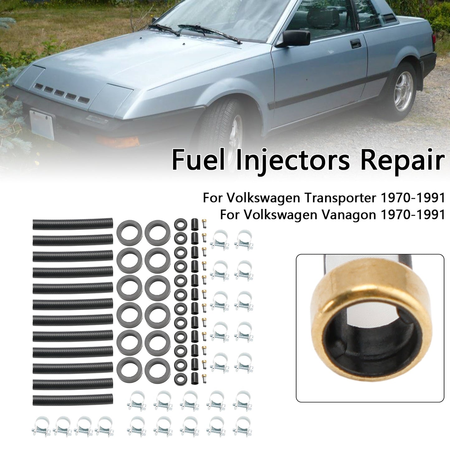 Kit di riparazione iniettori carburante Nissan Stanza 12 pezzi 1970-1989