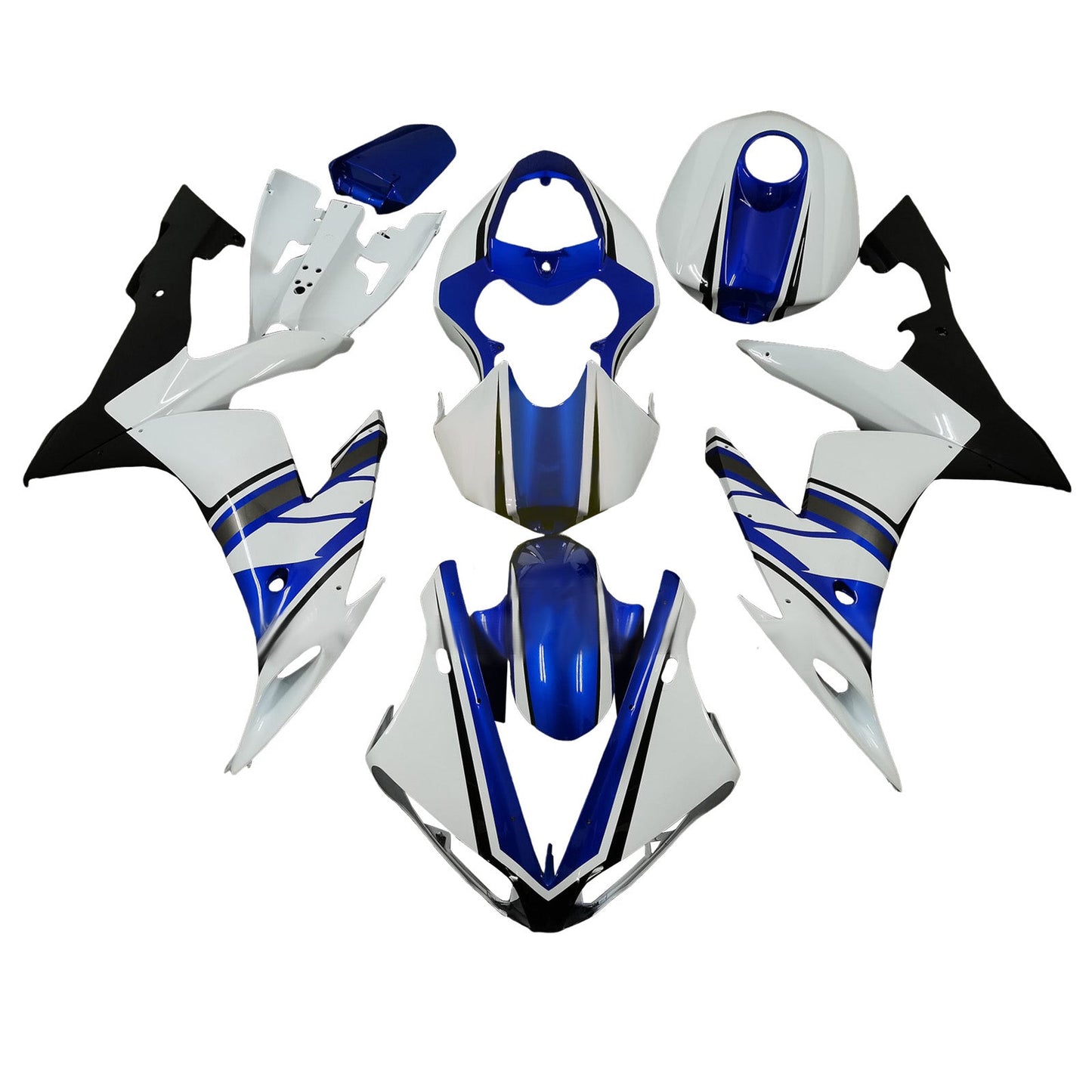 Kit carenatura iniezione plastica ABS per Yamaha YZFR1 YZF-R1 2004-2006