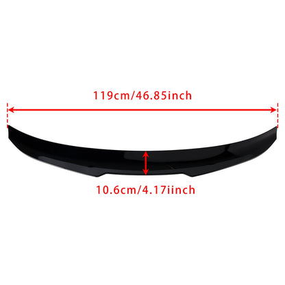 Spoiler posteriore nero lucido per BMW Serie 3 E92 06-13 Coupé PSM Style