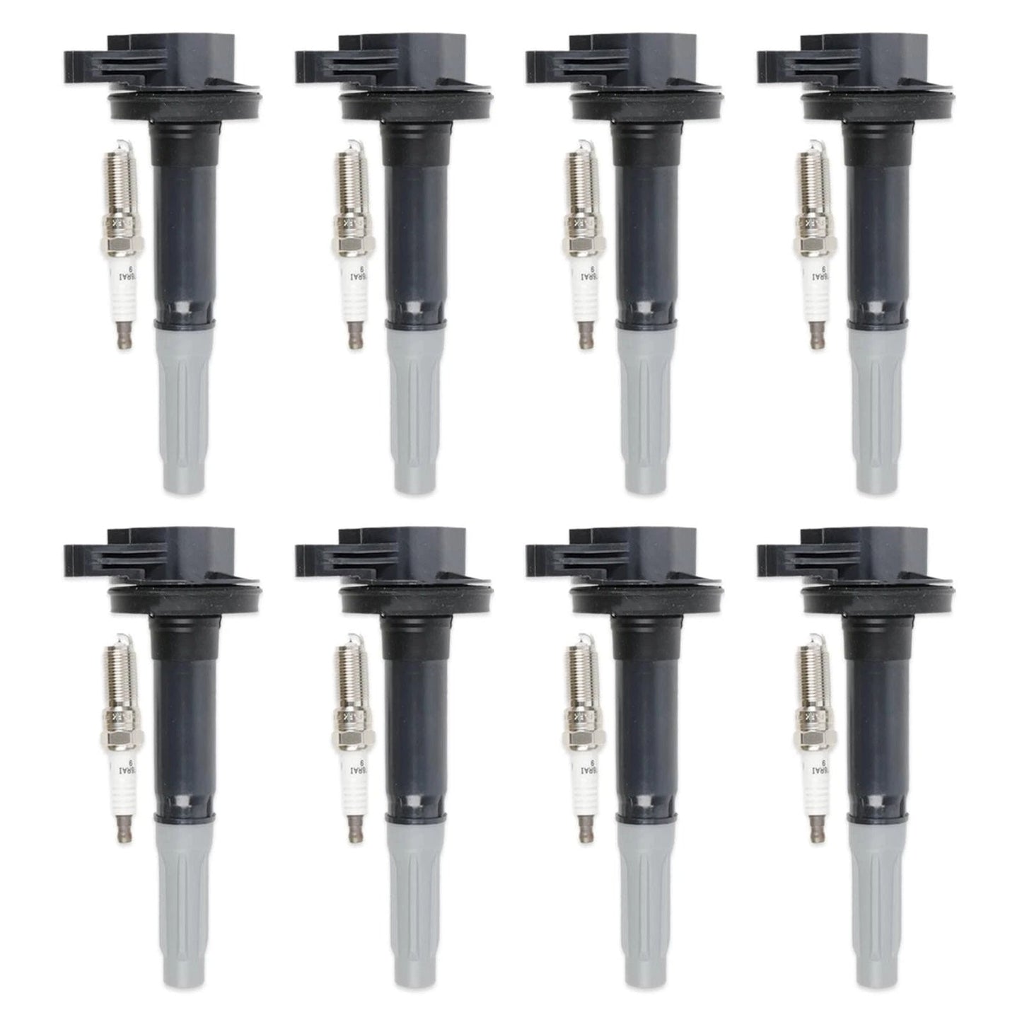 8x Bobina di accensione + 8x Candela all'iridio UF824 per Ford F-150 Mustang 16-17 5.0L