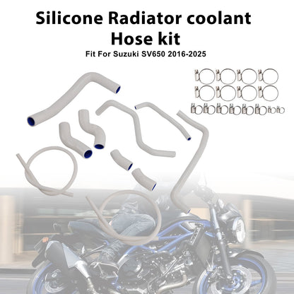 Tubo flessibile del liquido di raffreddamento del radiatore in silicone Suzuki SV 650 SV650 2016-2025