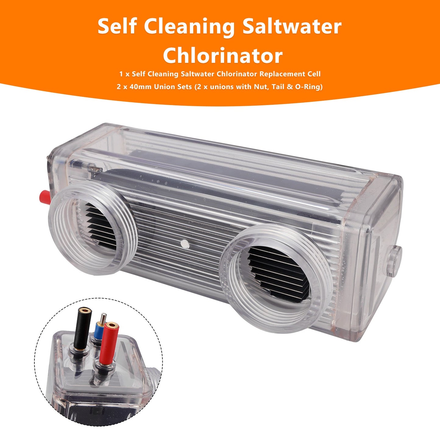 Cella di ricambio autopulente per acqua salata Zodiac Clearwater LM2-40
