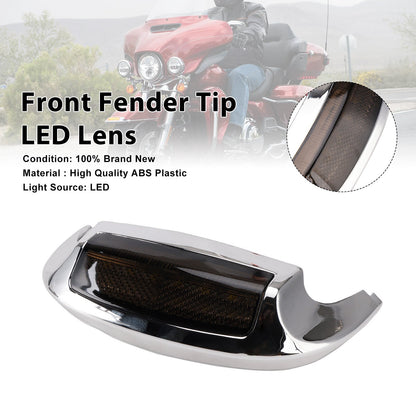 Puntale parafango anteriore con lente LED compatibile con Electra Glide Ultra Limited Low 2014-2023