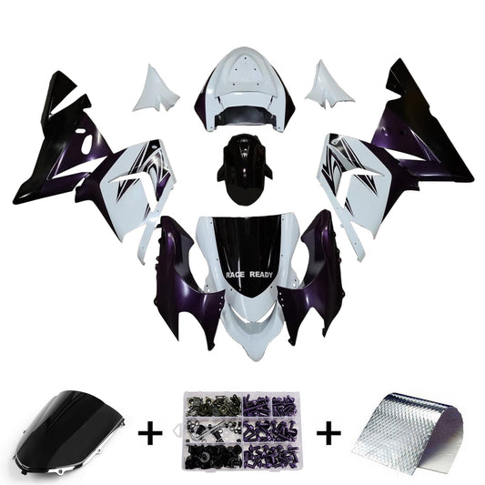 Kit carenatura iniezione in plastica ABS adatto per Kawasaki ZX10R 2004-2005