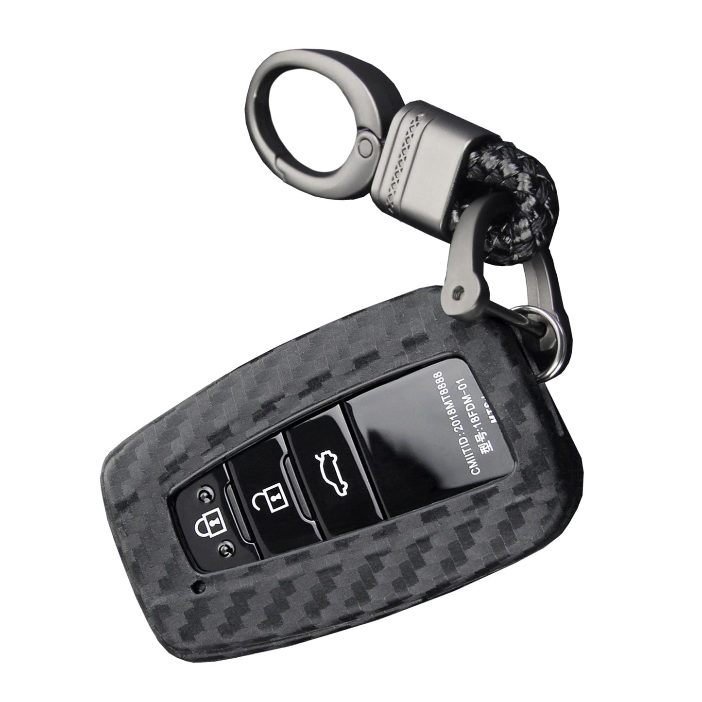 Custodia in similpelle e silicone per chiave auto con fibbia per Toyota Camry