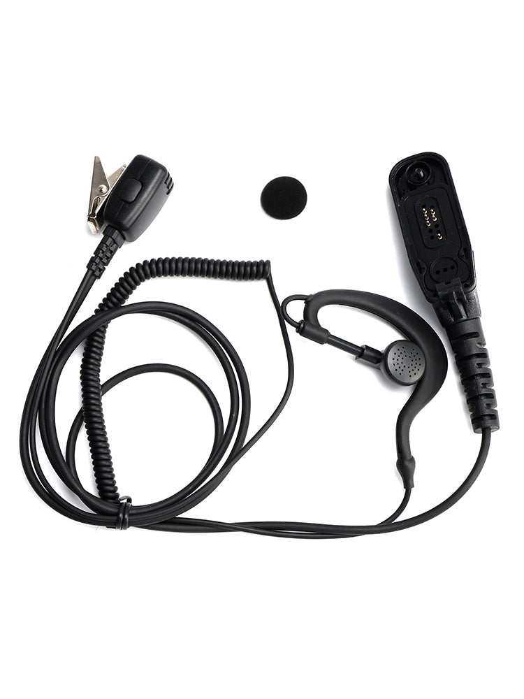 8268-614 Cuffie con gancio auricolare curvo per XPR6380 XiR P8260 DP3600 APX6000 GP328D