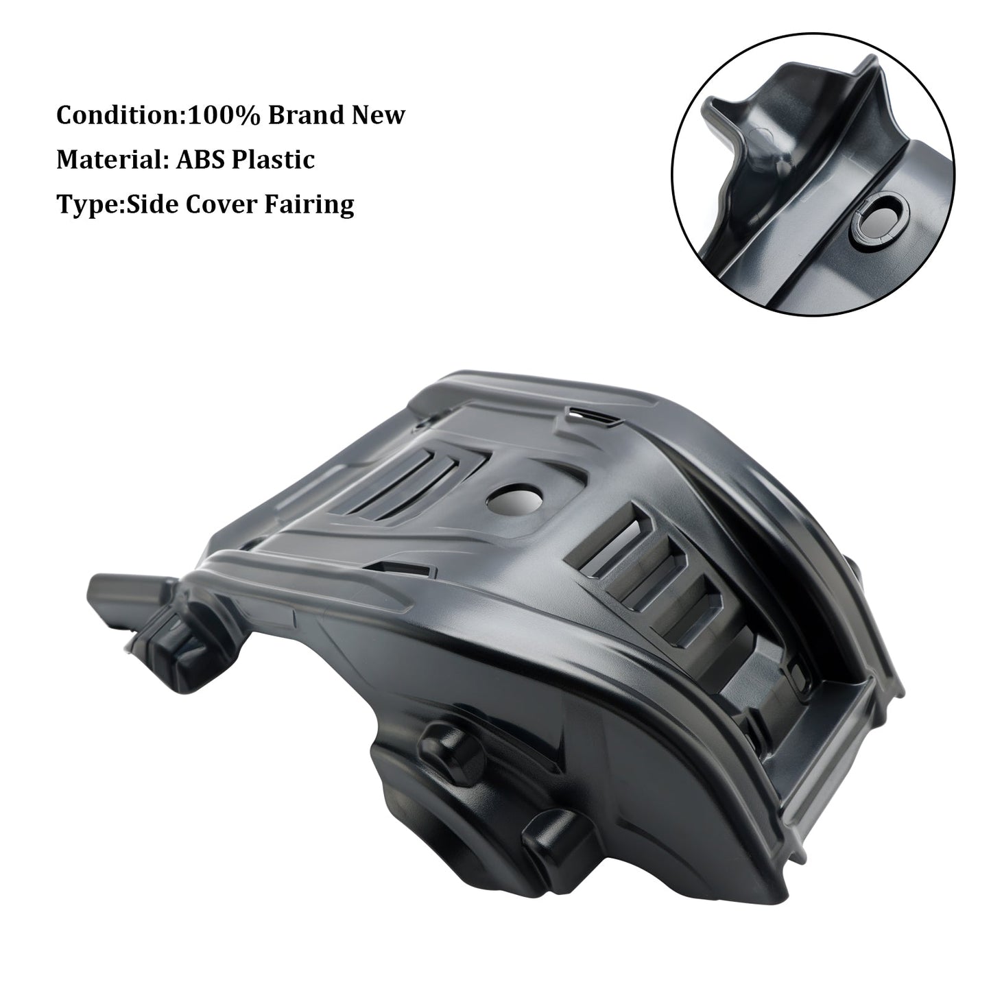 Piastra paramotore Honda CRF300 CRF300L 2023-2024 Protezione motore in plastica crepata