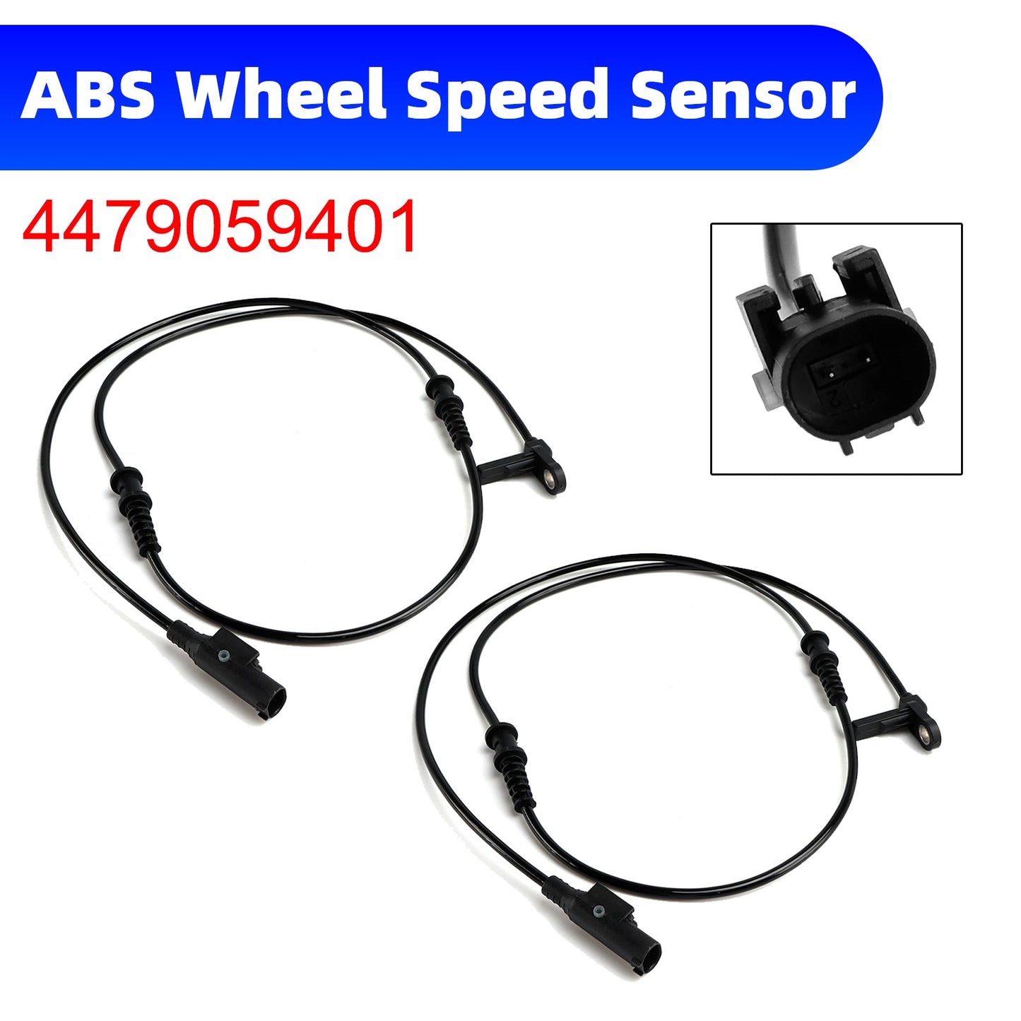 Sensore di velocità ruota ABS anteriore (2 pezzi) per Mercedes-Benz Vito W447 2014-18 4479059401