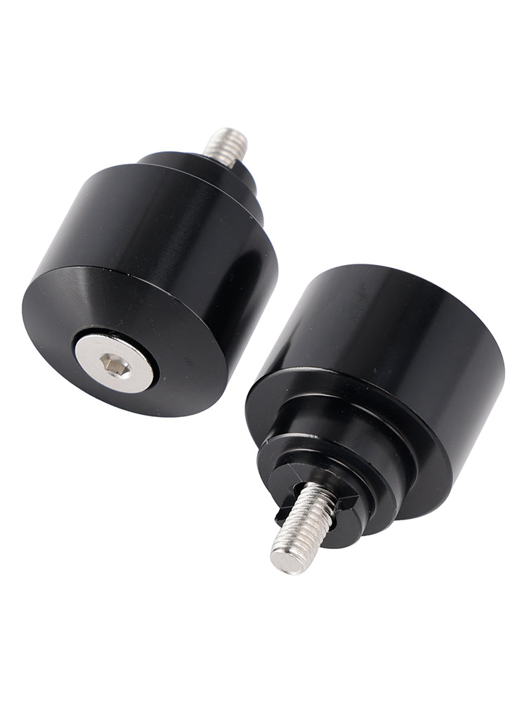 Set di contrappesi in alluminio nero per manubrio Honda CBR600 CBR900 VFR800 CTX700