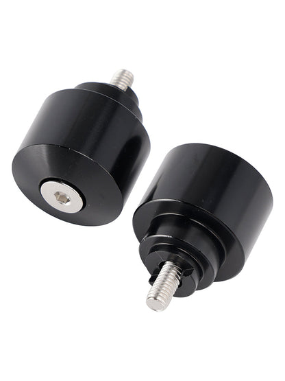 Set di contrappesi in alluminio nero per manubrio Honda CBR600 CBR900 VFR800 CTX700