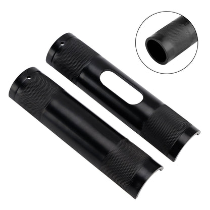 Adattatore manubrio rialzato da 1-1,25"" di diametro nero per Dyna Road Glide Road King