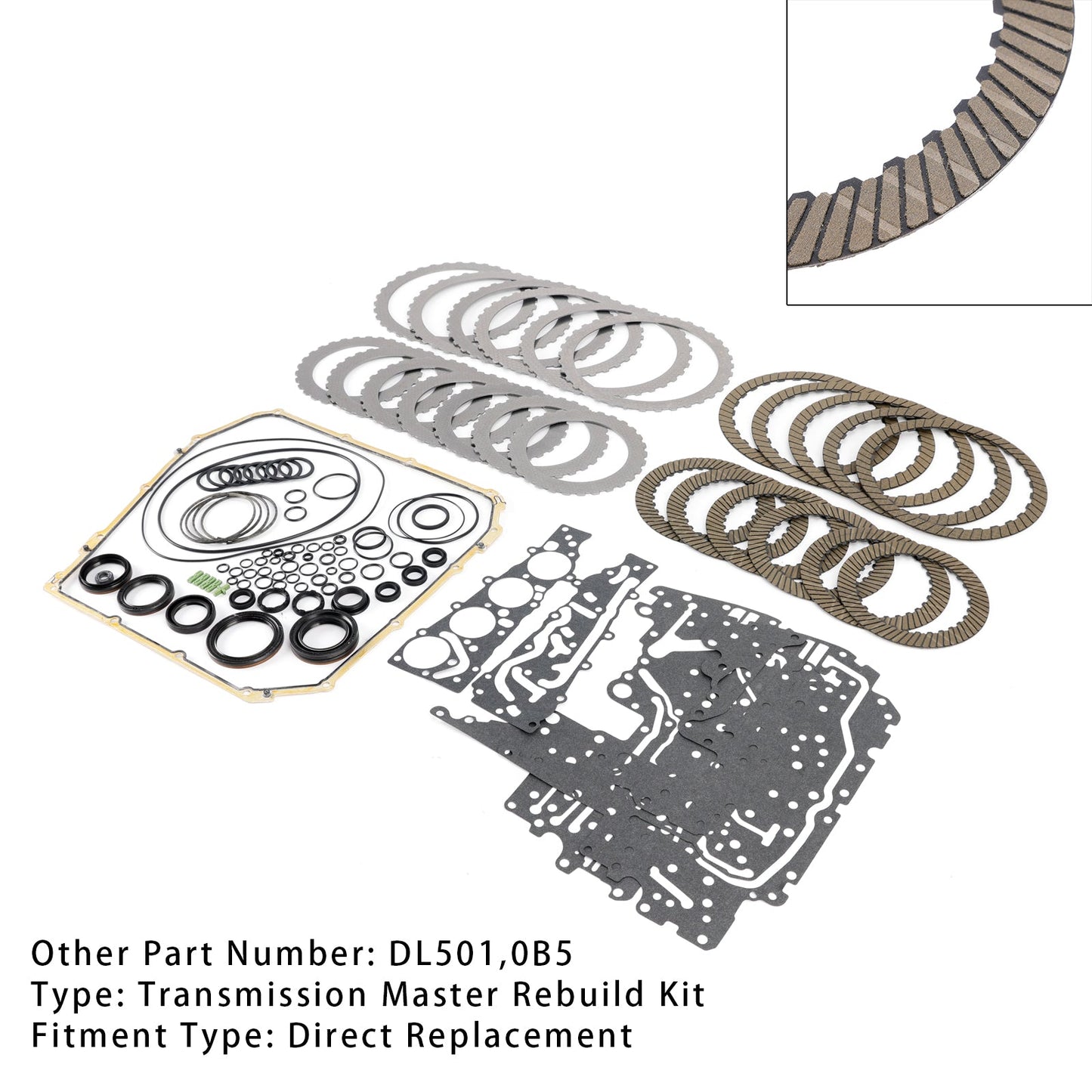 Kit di ricostruzione della trasmissione principale PORSCHE MACAN 2.0L 3.0L 3.6L 0B5 DL501 2014-2016