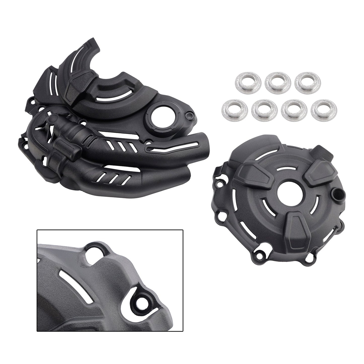 Protezioni motore YAMAHA Tracer 7 2019-2024, carter motore protettivo nero
