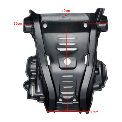 Piastra paramotore Honda CRF300 CRF300L 2023-2024 Protezione motore in plastica crepata