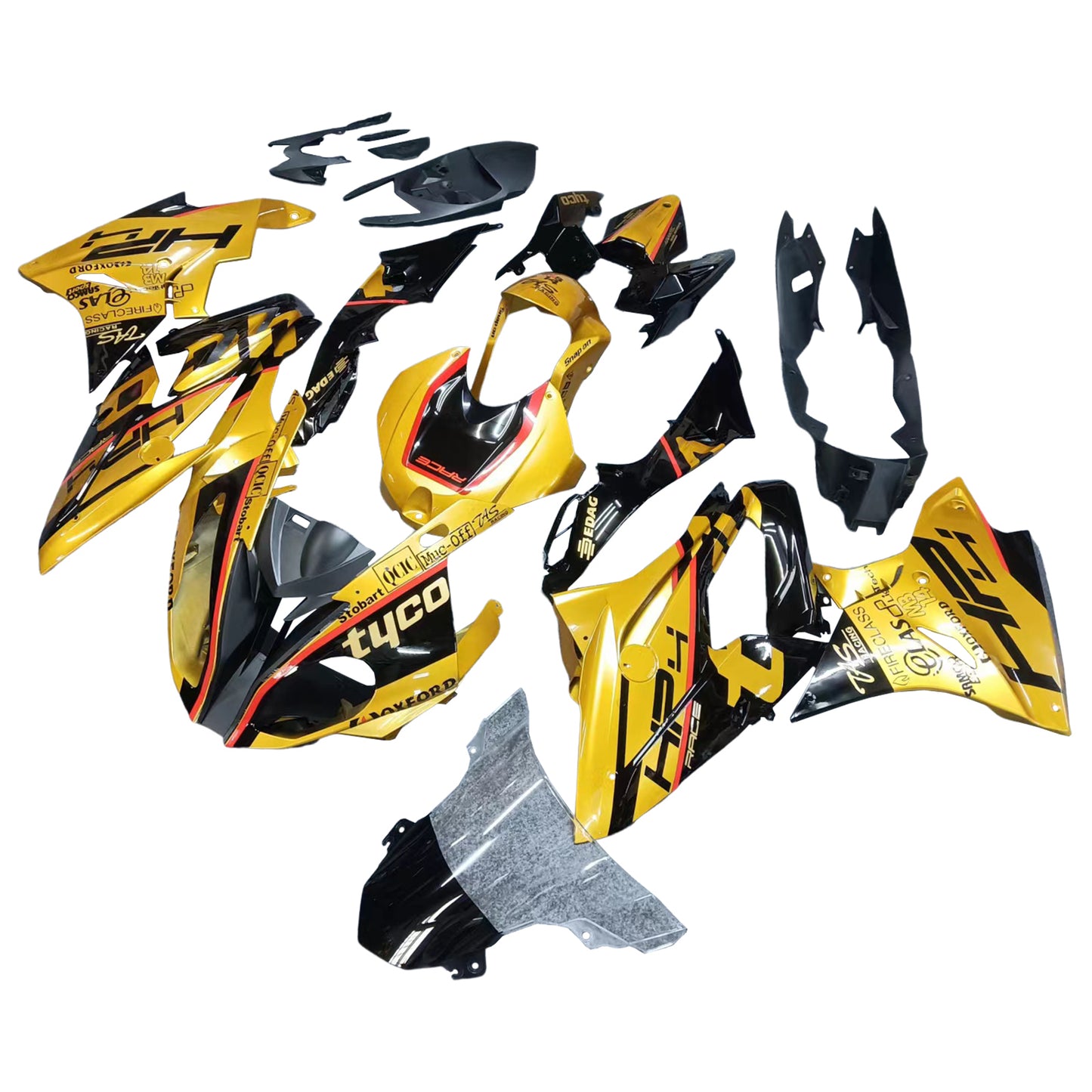 Kit di carenatura iniezione Bodywork ABS in plastica adatta per BMW S1000RR 2017-2018