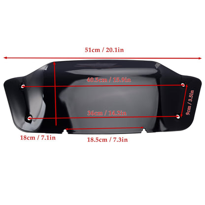 Parabrezza da 7"" adatto per Touring Street Glide FLHX FLHXSE 2023-2024
