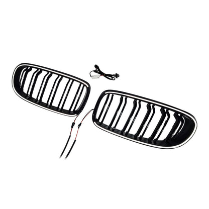 Griglia anteriore a doppio rene con nervature per BMW Serie 3 E90/E91 LCI 2009-2011