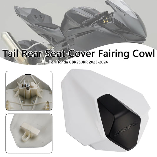 Carenatura per sedile passeggero posteriore in ABS bianco perla per Honda CBR250RR 2023-2024