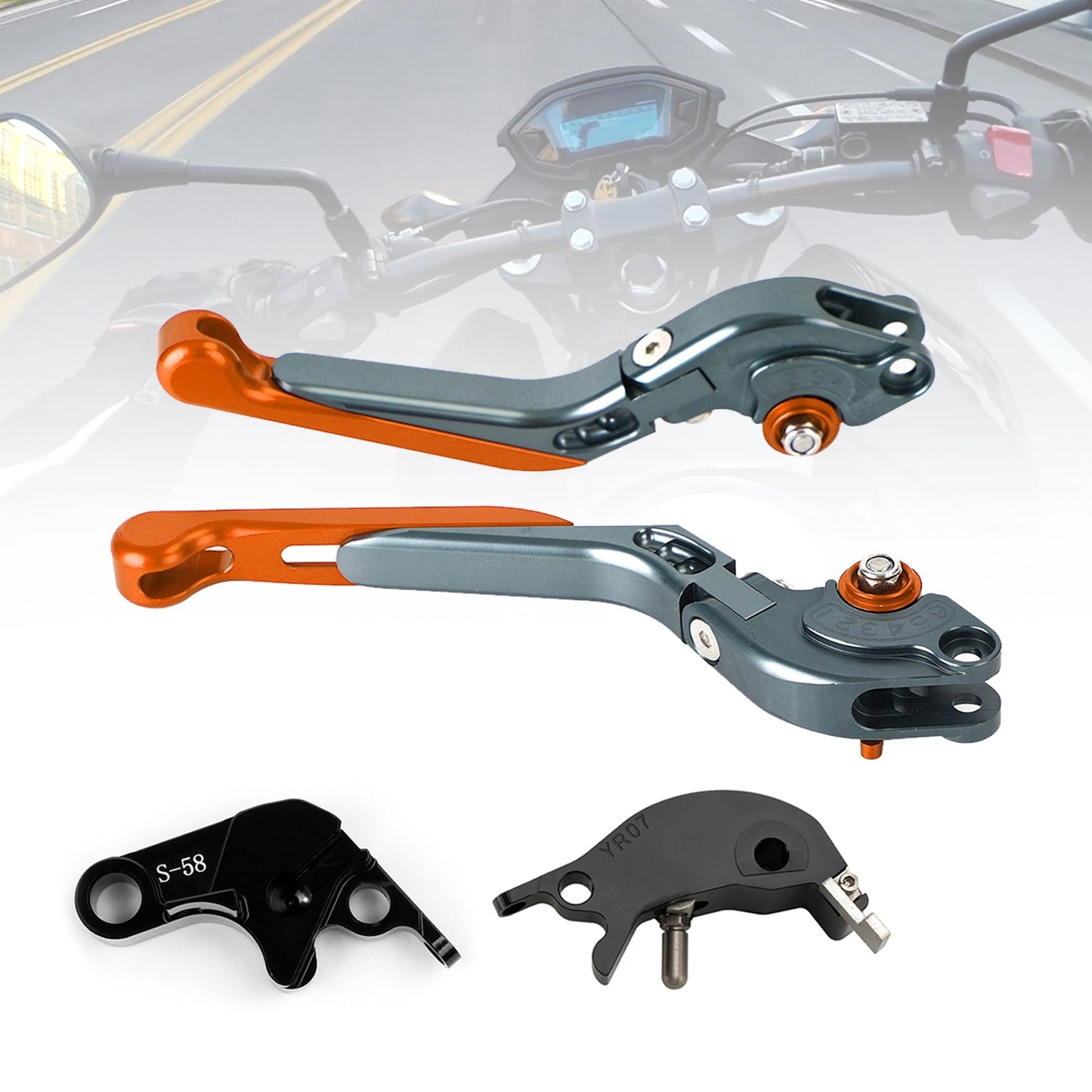Leva freno frizione regolabile YAMAHA YZF R7 MT-10/SP FZ-10/SP 2022-2023