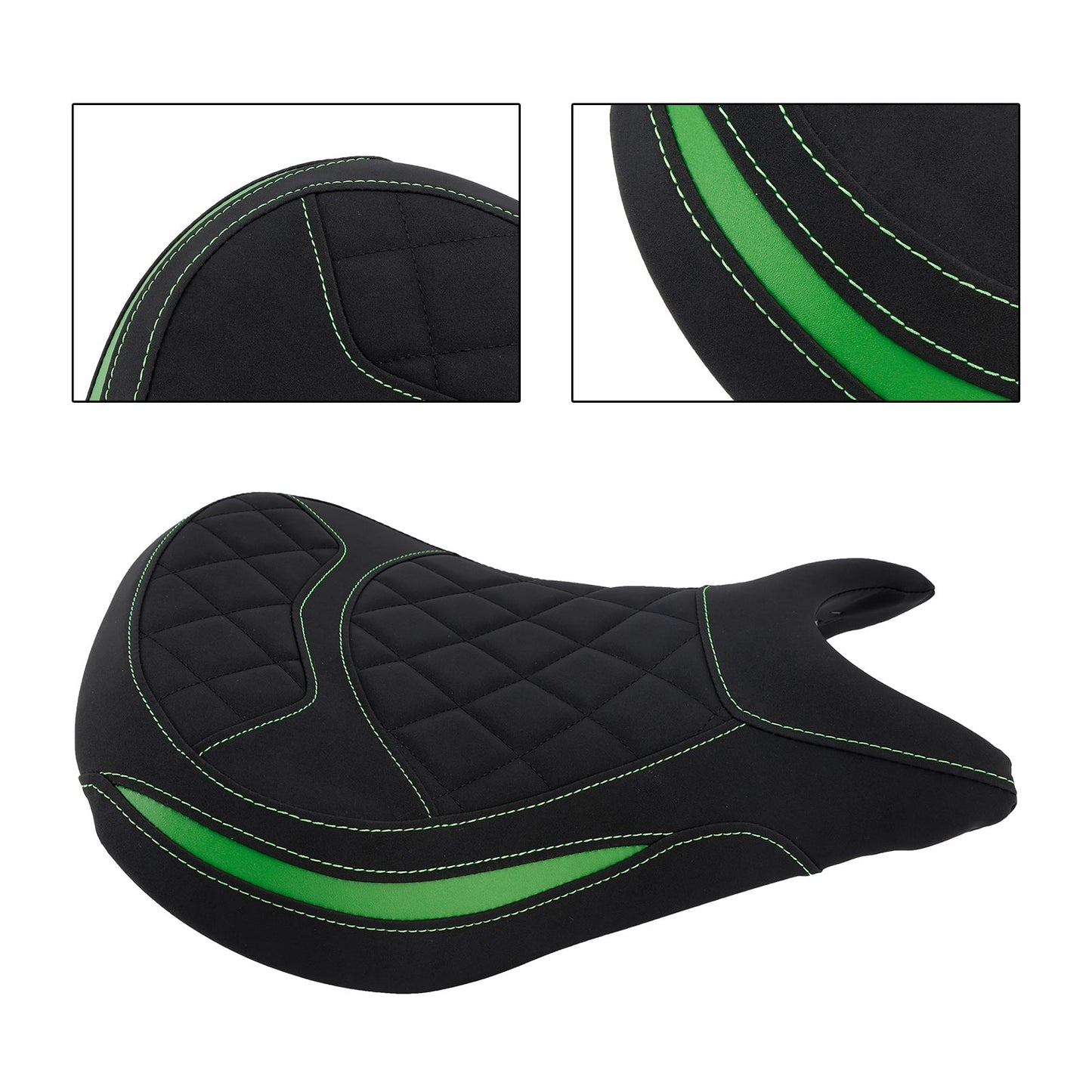 Sella passeggero anteriore inferiore per Kawasaki Eliminator 500 2024-2025, nera