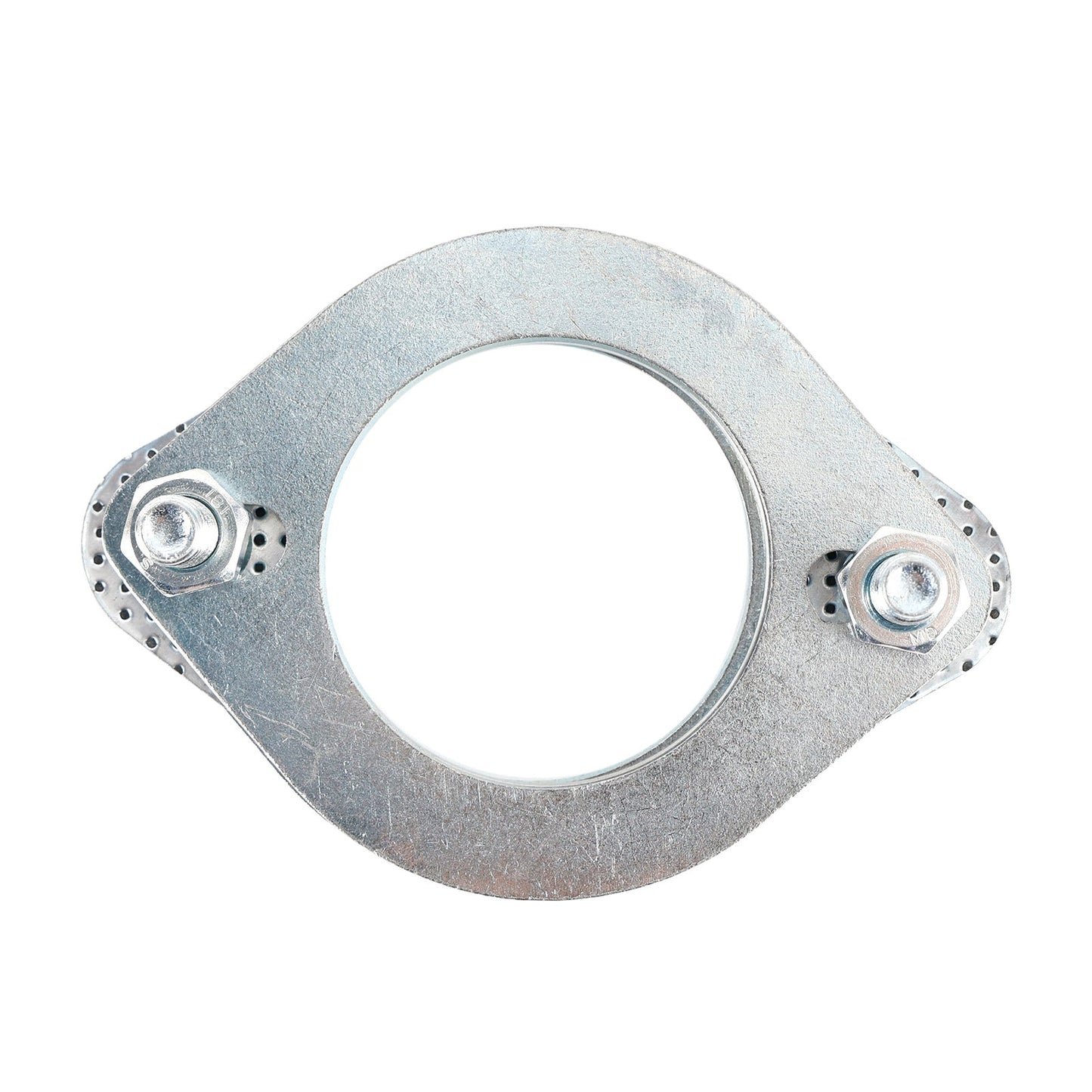 2 flange in acciaio da 2,5"" pollici 64 mm per flangia di giunzione per riparazione di tubi di scarico e bulloni