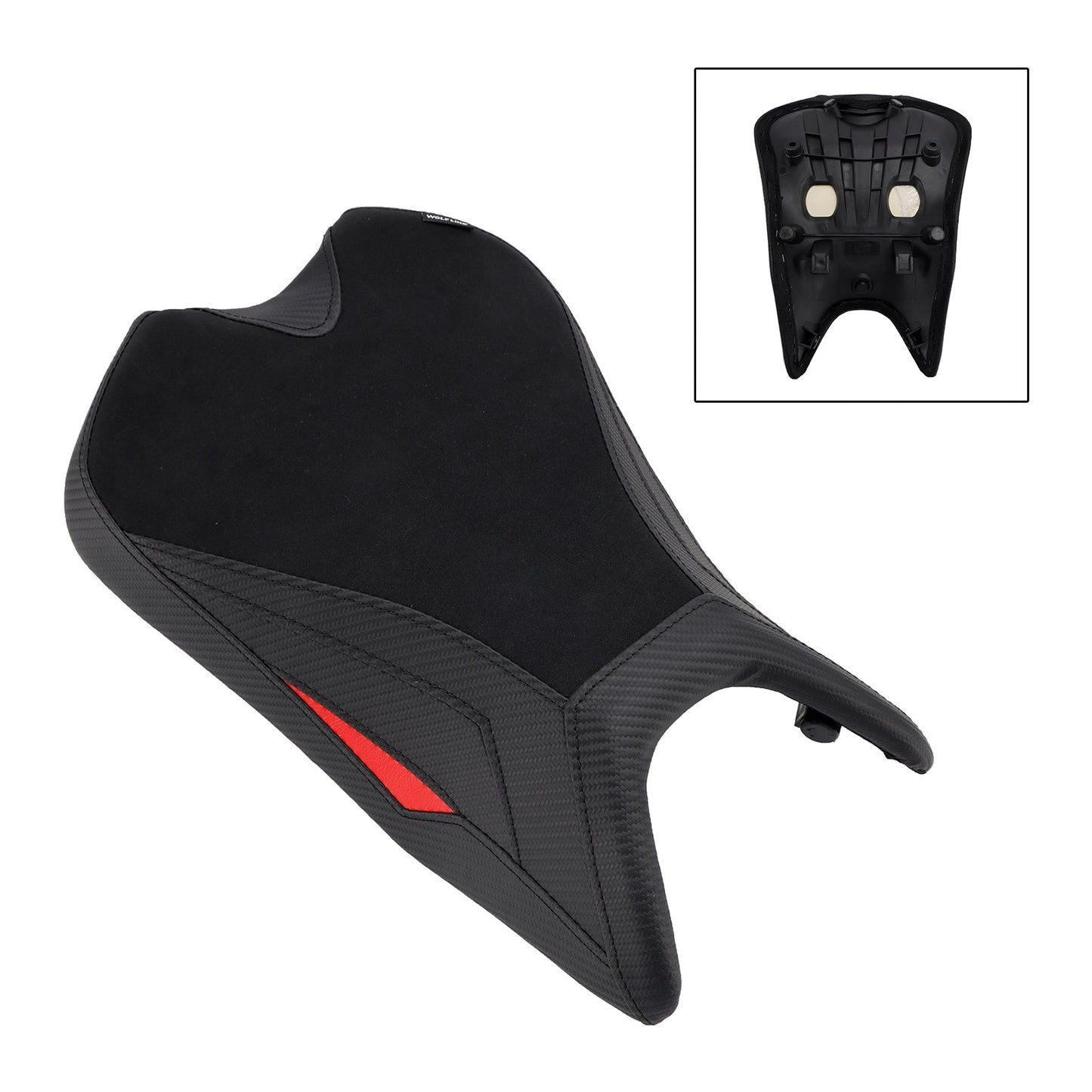 Cuscino Raider per sedile anteriore conducente Aprilia Rs457 Rs 457 2024-2025 nero