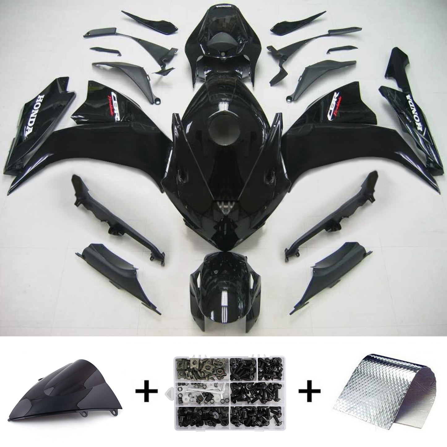 Kit carenatura Bodywork ABS di plastica per Honda CBR1000RR 2012-2016