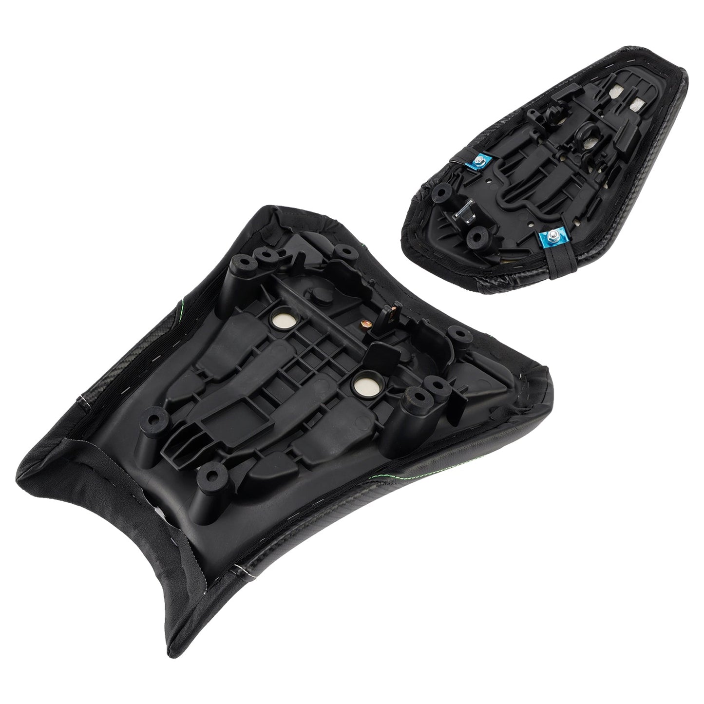 Kit cuscini passeggero Raider anteriori e posteriori per BMW R1300GS 2024-2025, colore nero.
