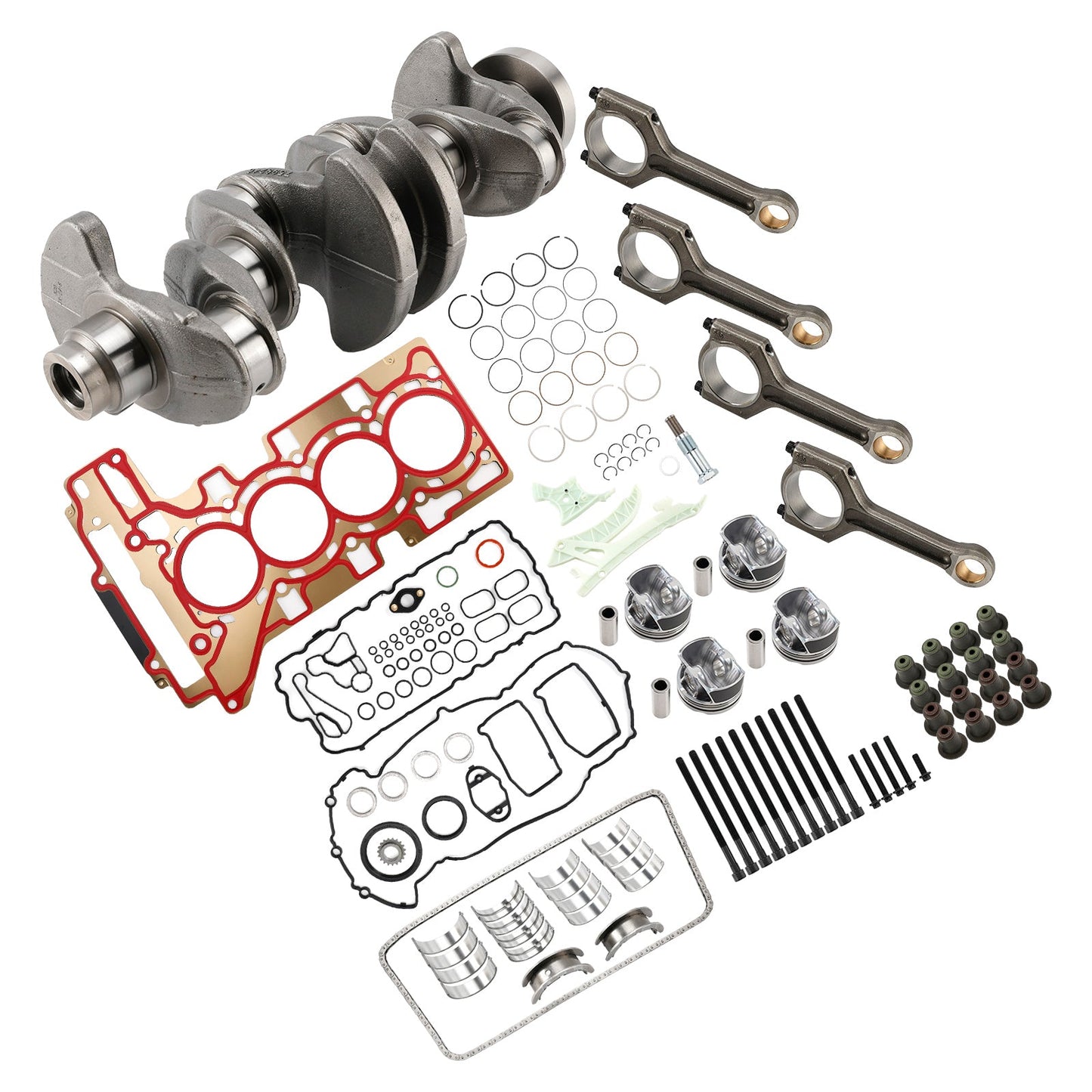 Kit di revisione e ricostruzione albero motore/bielle/pistoni/guarnizione BMW X3 20i / 20ix (EUR) F25 N20 2011-2017 11217640165