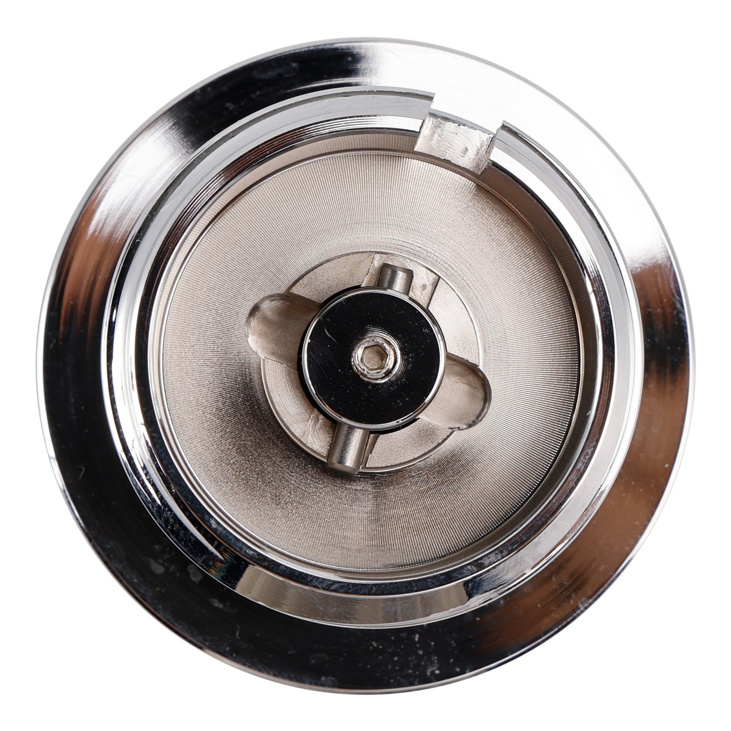 Tappo serbatoio a vite in alluminio billet cromato per Sportster Softail Dyna 82-19