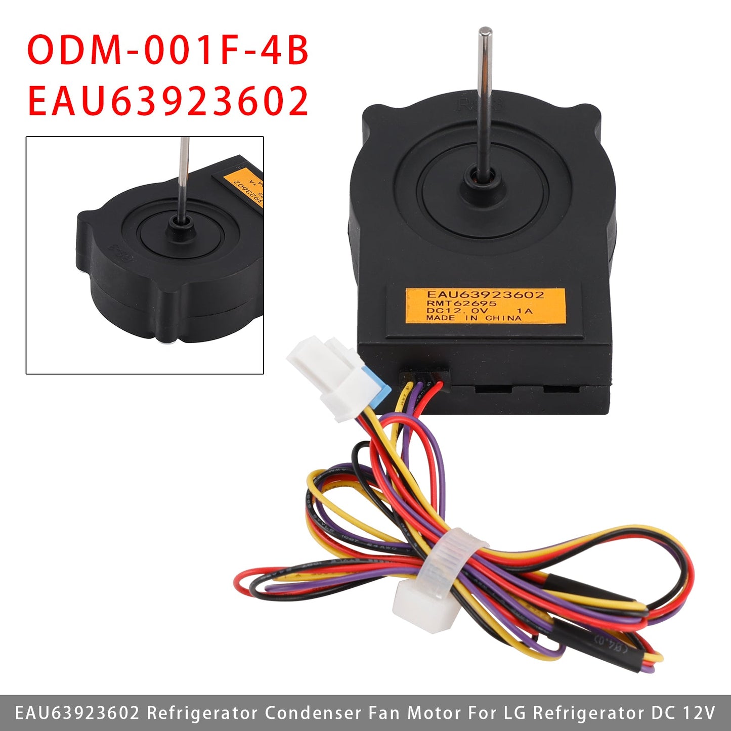 EAU63923602 Motore ventola condensatore frigorifero per frigorifero LG DC 12V