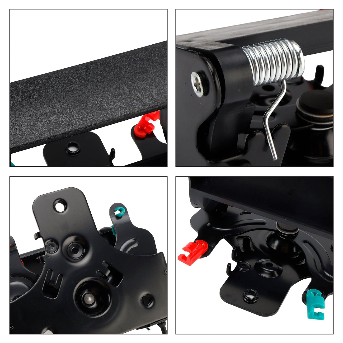 Set di 2 maniglie per portellone posteriore esterne nere per Chevrolet Silverado 1500 2007-2013