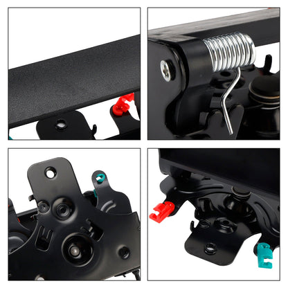 Set di 2 maniglie per portellone posteriore esterne nere per Chevrolet Silverado 1500 2007-2013