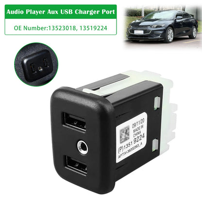 Porta di ricarica USB Aux per lettore audio 13523018 13519224 per Chevy Enclave Equinox