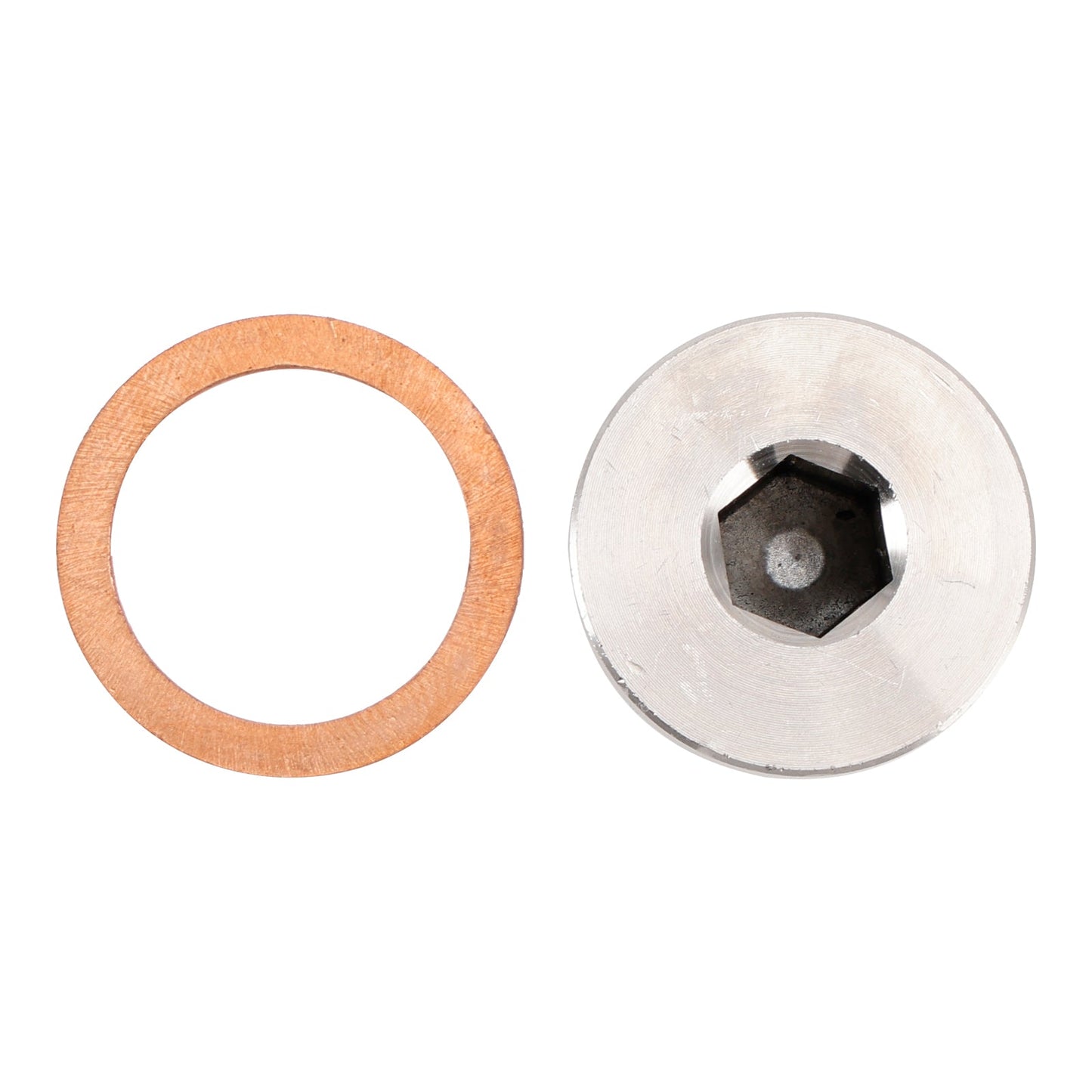 Tappo di chiusura per sensore con testa esagonale interna M18 x 1,5 mm, acciaio inossidabile 304, confezione da 5