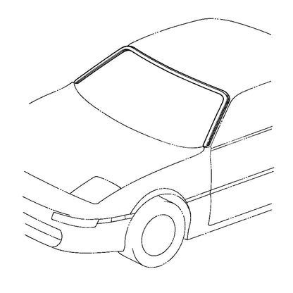 Modanatura esterna parabrezza anteriore Toyota MR2 SW20 1990-1995 75533-17030