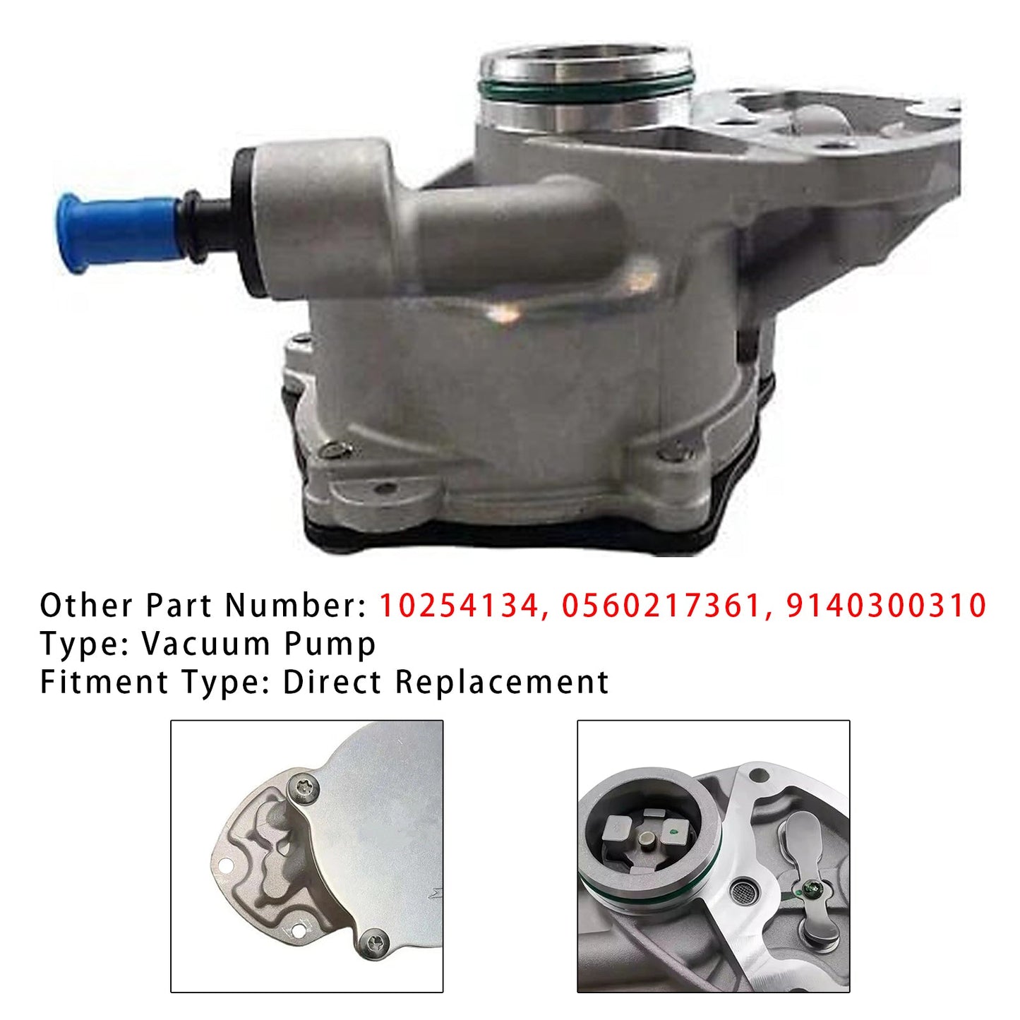 Pompa del vuoto del servofreno MG GS HS 30T 10254134 0560217361 9140300310