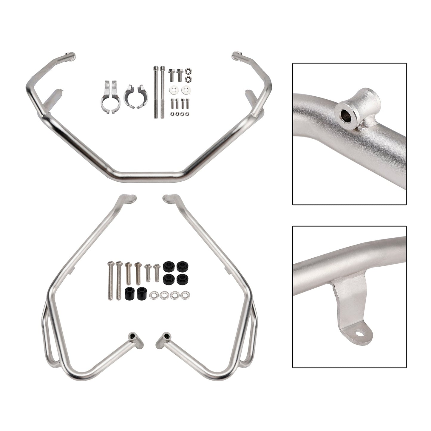Kit di protezione motore superiore e inferiore per Honda X-Adv 750 del 2025, barra di protezione argento