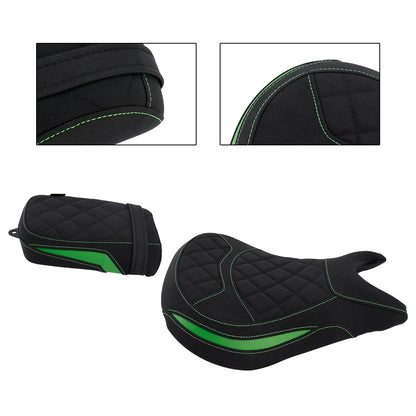 Kit sella pilota e passeggero posteriore inferiore verde per Kawasaki Eliminator 500 2024-2025
