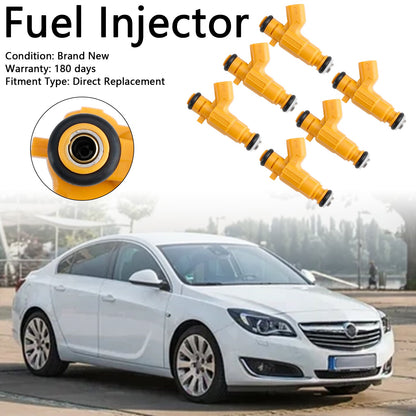 6 pezzi iniettore carburante 0280156129 adatto per Vauxhall Vectra adatto per Saab 9-3 2.8L 12581682
