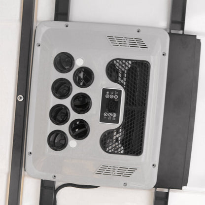 Condizionatore d'aria per camper a pompa di calore da 24 V, unità senza canalizzazione, riscaldamento/raffreddamento per camper e roulotte.