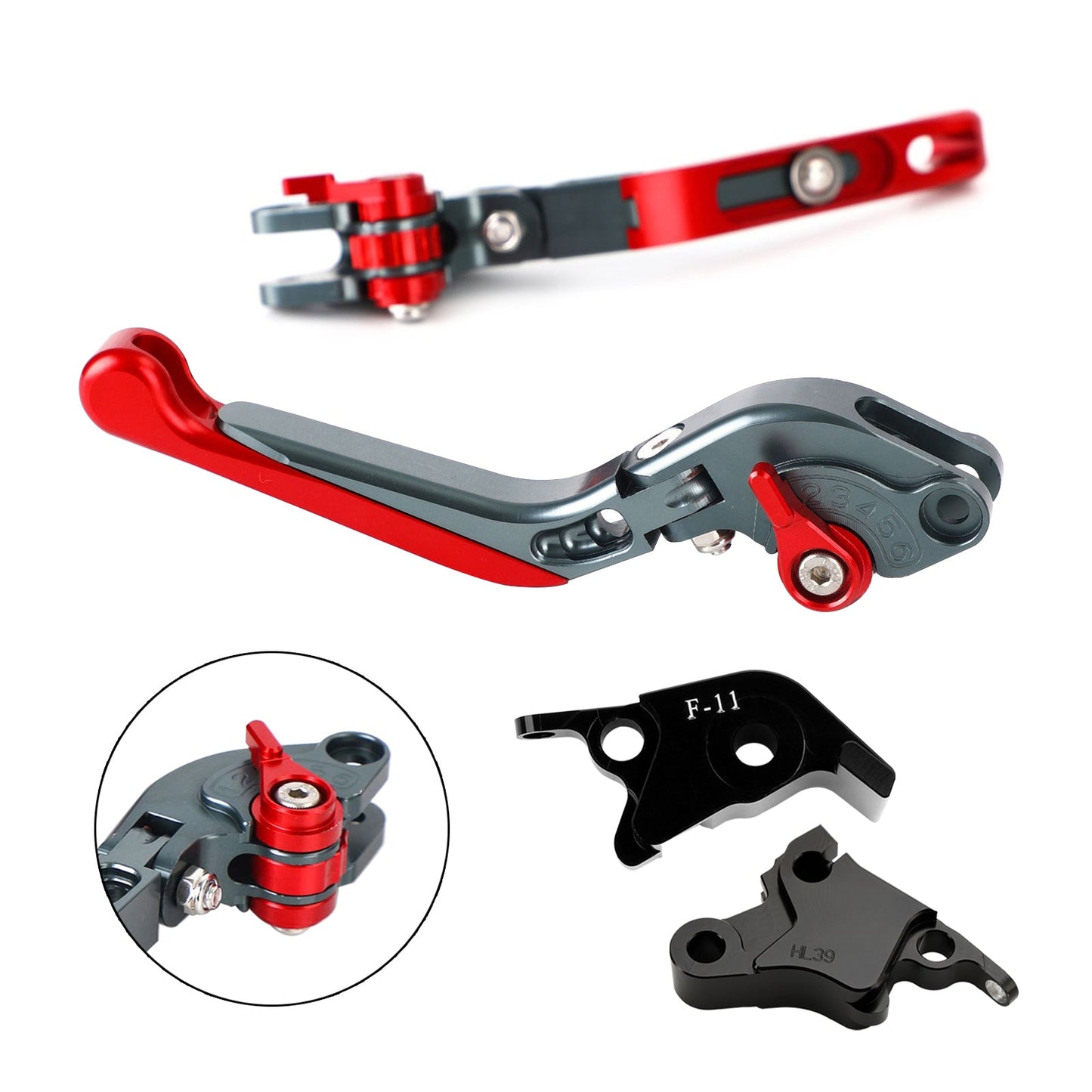 Leva freno frizione regolabile adatta per CFMOTO 700CL-X Sport 2021-2024