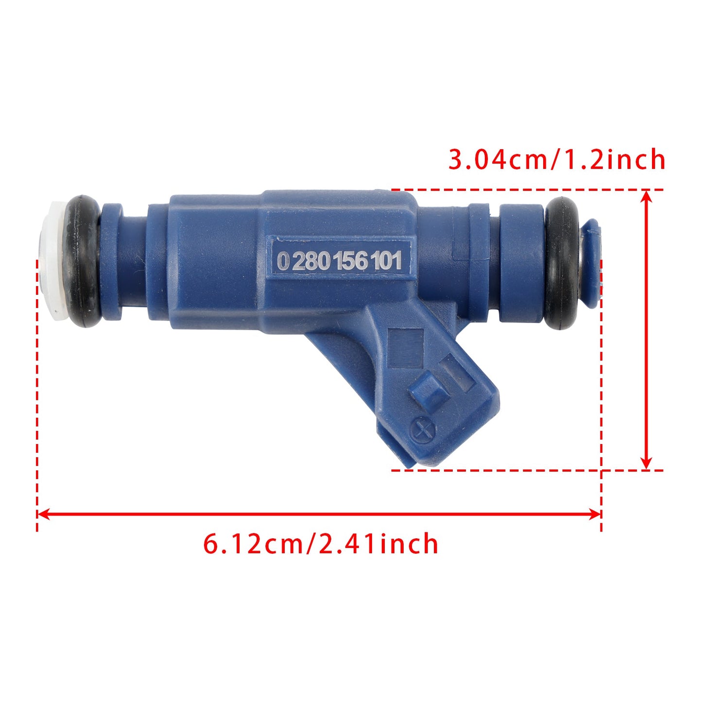 Iniettore di carburante 8 pezzi per Porsche Cayenne 9PA 4.5L 0280156101