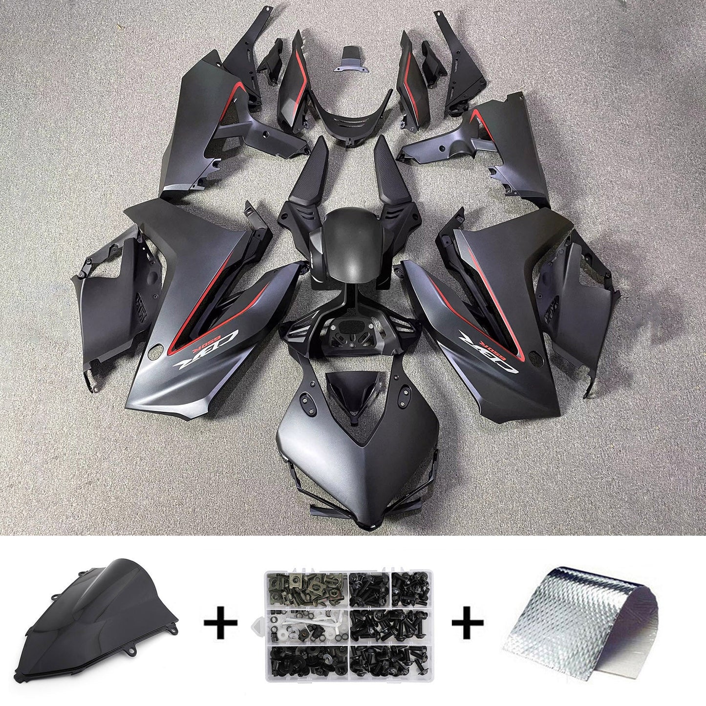 Kit di carene in plastica ABS stampate a iniezione per Honda CBR650R 2024-2026