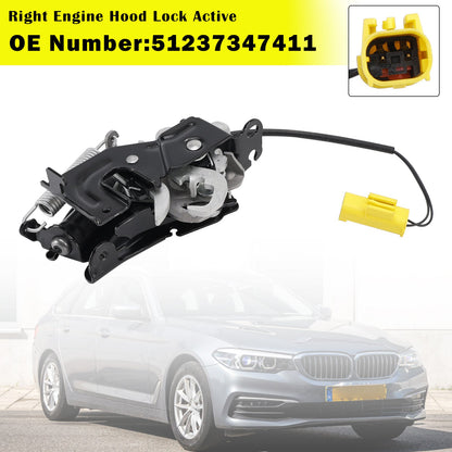 Blocco cofano motore destro attivo 51237347411 per BMW Serie 5 G30 F90 G31 2016-2023