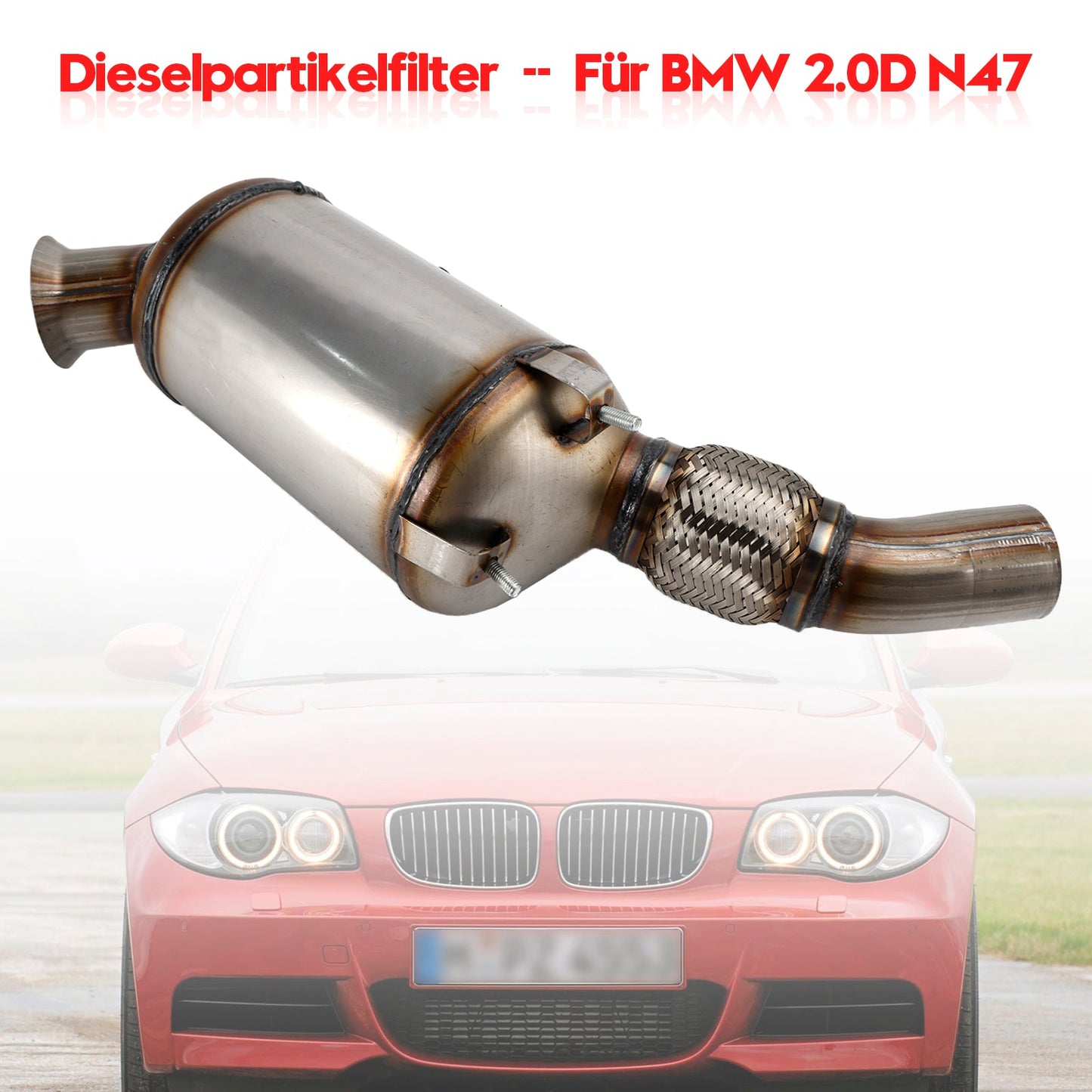 Filtro antiparticolato diesel DPF BMW 320d E90/E91/E92/E93 N47 18307812279 18307812281